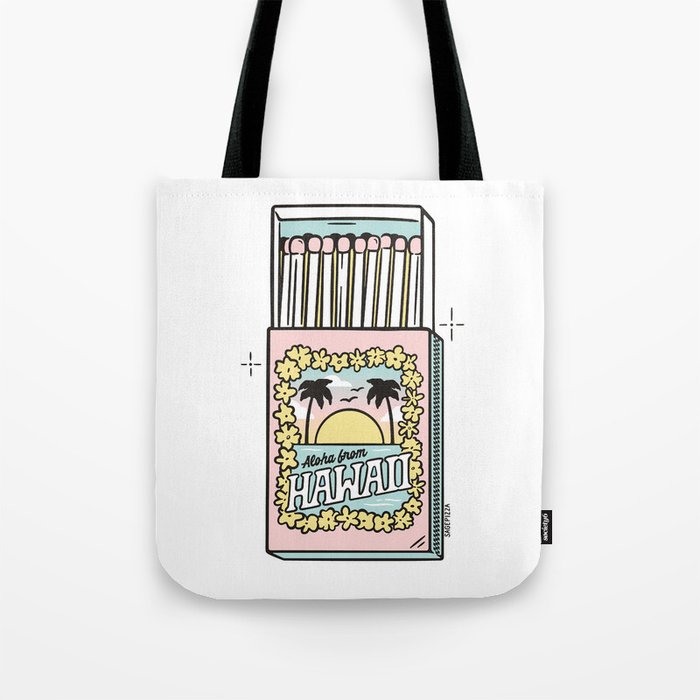 Hawaii Matchbox Tote Bag Gallery Image 1