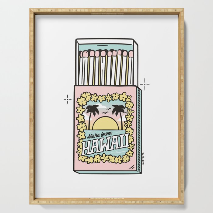 Hawaii Matchbox Serving Tray Gallery Image 1