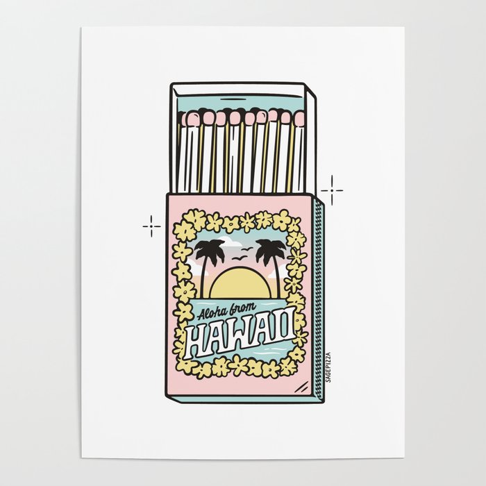 Hawaii Matchbox Poster Gallery Image 4