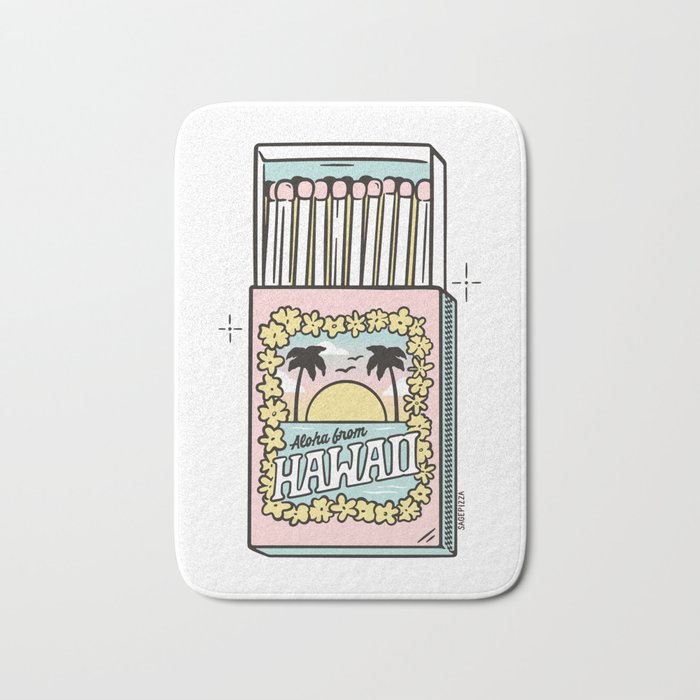 Hawaii Matchbox Bath Mat Gallery Image 1