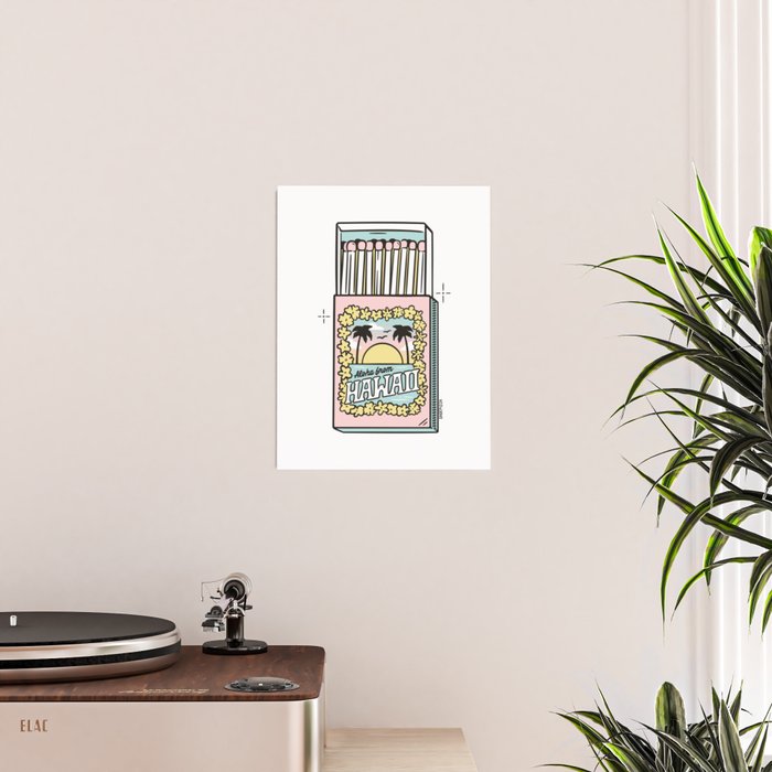 Hawaii Matchbox Poster Gallery Image 2