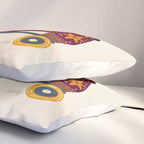 Retro Roller Skates - Fuchsia & Orange Pillow Sham Gallery Image 3