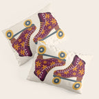 Retro Roller Skates - Fuchsia & Orange Pillow Sham Gallery Image 3