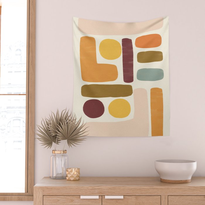 Abstract No.12 Wall Tapestry Gallery Image 2