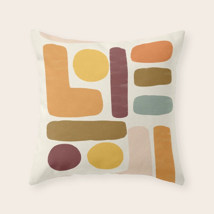 Abstract No.12 Throw Pillow Gallery Image 6