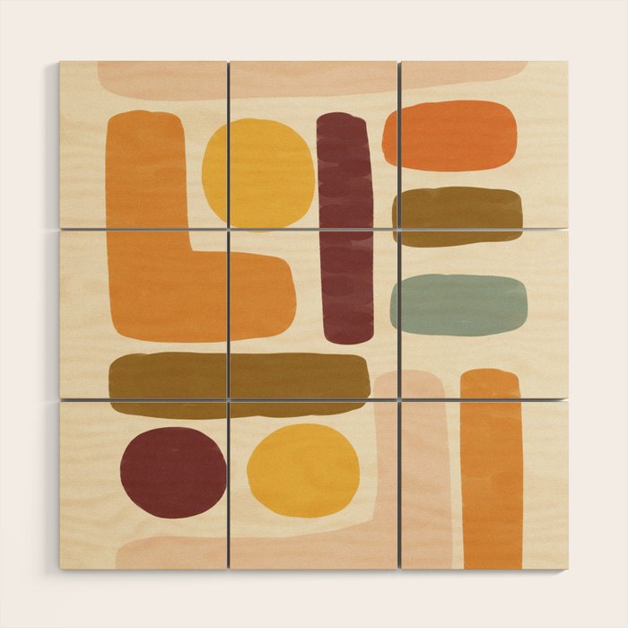 Abstract No.12 Wood Wall Art Gallery Image 1