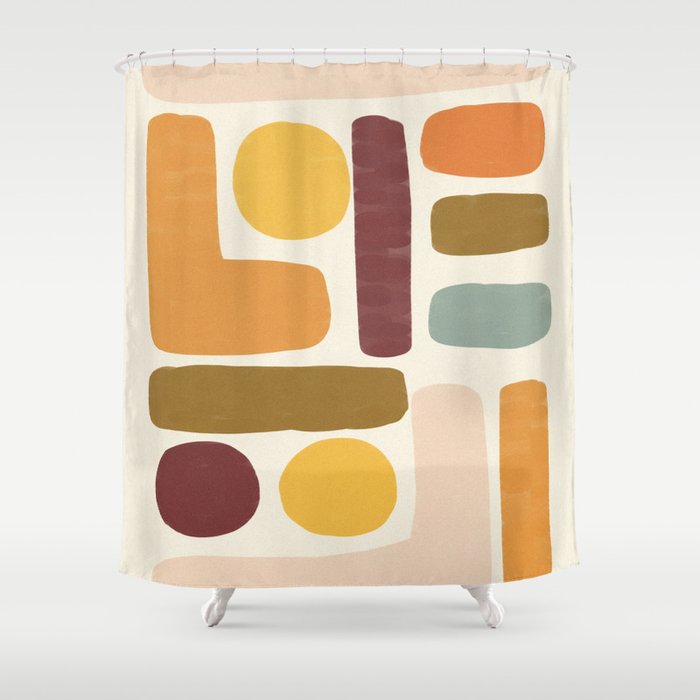 Abstract No.12 Shower Curtain Gallery Image 1