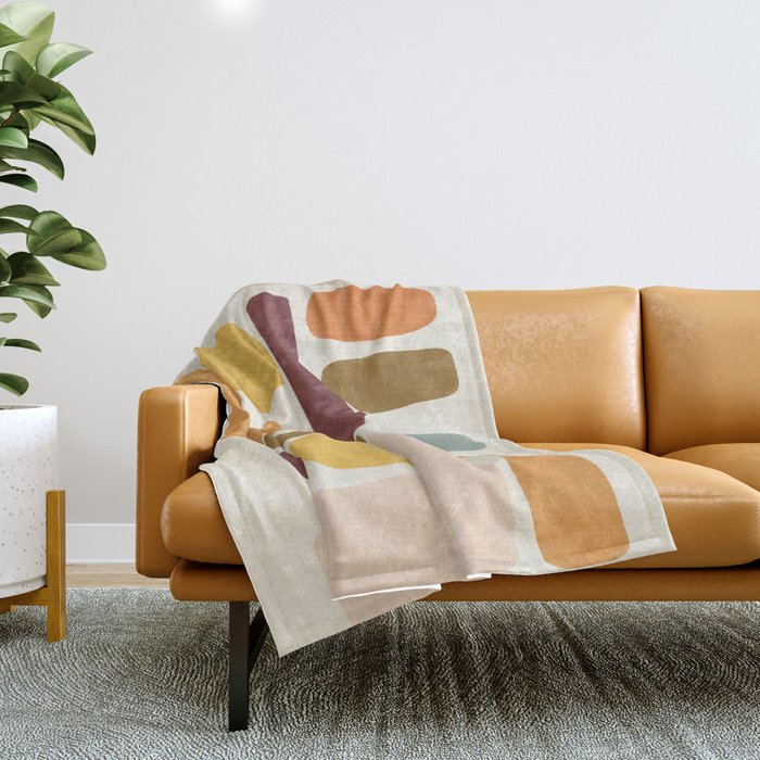 Abstract No.12 Throw Blanket Gallery Image 1