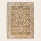 Antique Indian Savonnerie Caramel Beige Poster Gallery Image 4