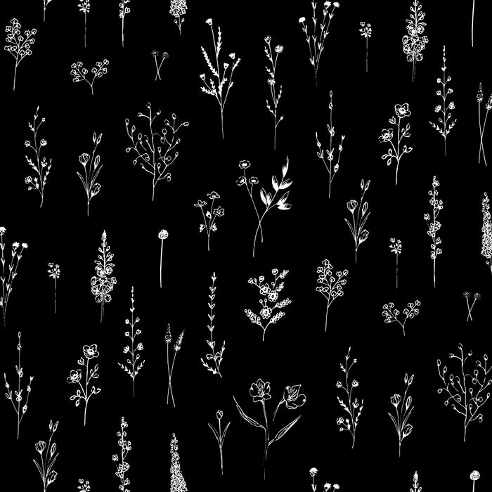Black wildflowers Coffee Mug Gallery Image 2