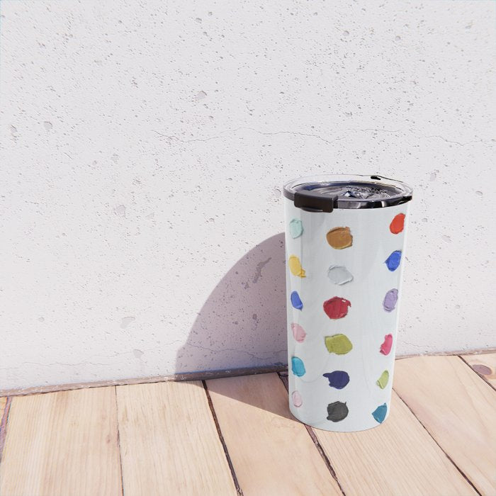 Polka Daubs Travel Mug Gallery Image 4