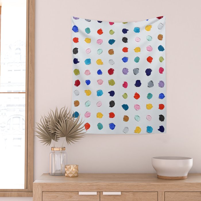 Polka Daubs Wall Tapestry Gallery Image 2