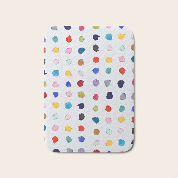 Polka Daubs Bath Mat Gallery Image 1