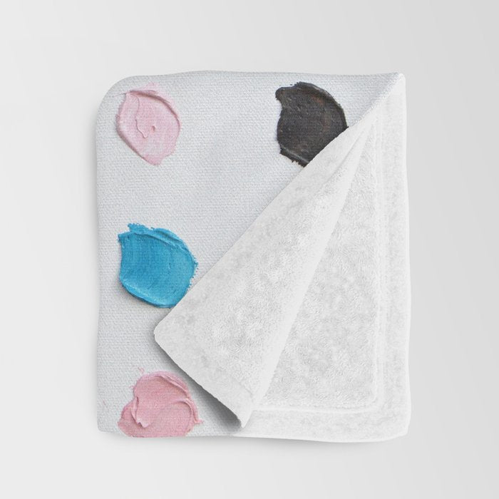 Polka Daubs Throw Blanket Gallery Image 3