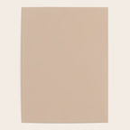 Warm Blush Sand Beige Solid Color Poster Gallery Image 4