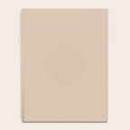 Warm Blush Sand Beige Solid Color Notebook Gallery Image 4