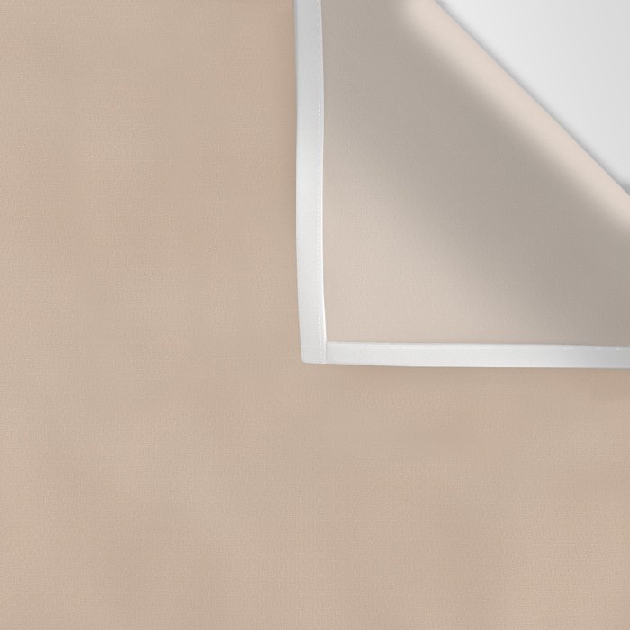 Warm Blush Sand Beige Solid Color Wall Tapestry Gallery Image 3