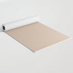 Warm Blush Sand Beige Solid Color Yoga Mat Gallery Image 2