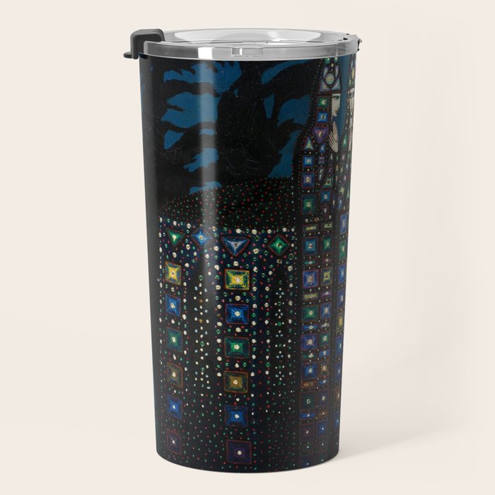 'Confirmation of Love,' Magical Realism Portrait Painting by BolesÅaw Biegas Travel Mug Gallery Image 3