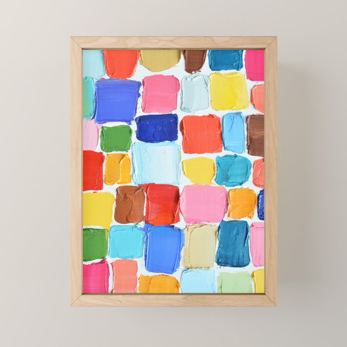 Mod Polka Daubs Mini Art Print Gallery Image 1