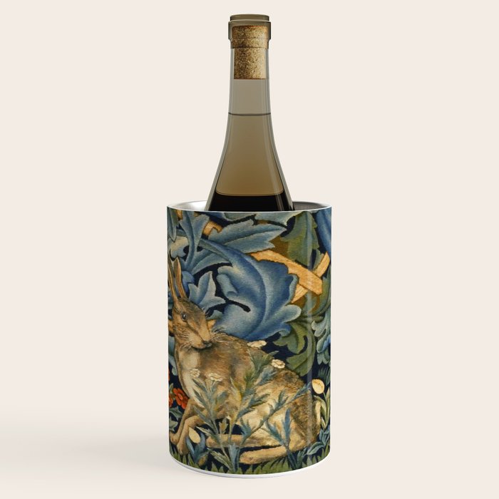 William Morris Forest Rabbit , Morris Floral Wine Chiller Gallery Image 1