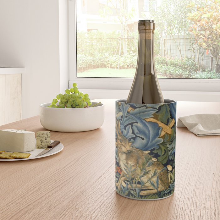 William Morris Forest Rabbit , Morris Floral Wine Chiller Gallery Image 4