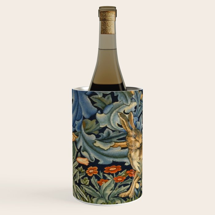 William Morris Forest Rabbit , Morris Floral Wine Chiller Gallery Image 2