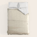 beach photography - minimal surfers and ocean print Comforter Gallery Image 6
