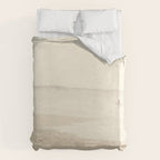 beach photography - minimal surfers and ocean print Duvet Cover Gallery Image 6