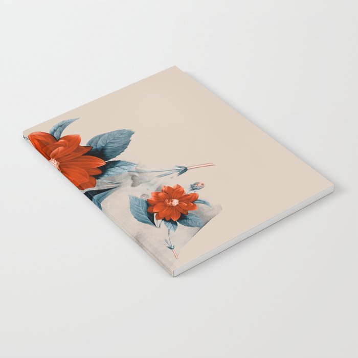 Minimal Collage Floral Portrait Notebook Gallery Image 2