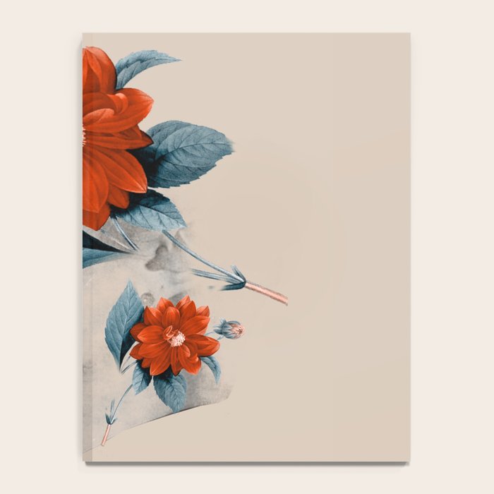 Minimal Collage Floral Portrait Notebook Gallery Image 4