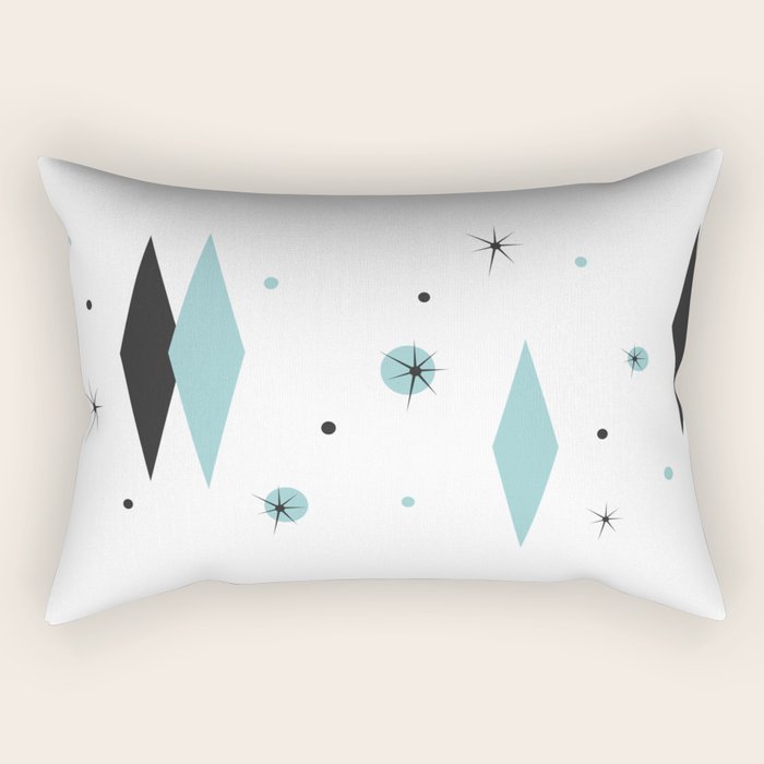 Vintage 1950s Mid Century Modern Design Rectangular Pillow Gallery Image 2