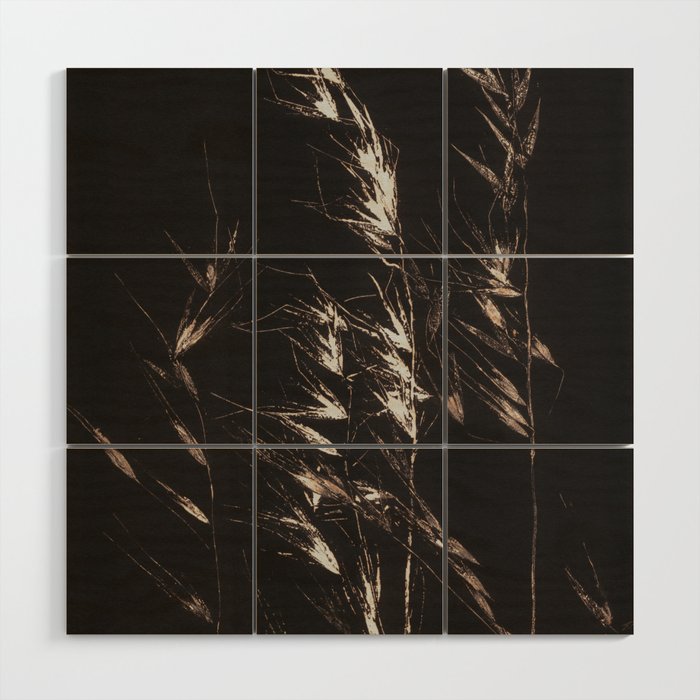 Wild Grass Wood Wall Art Gallery Image 1