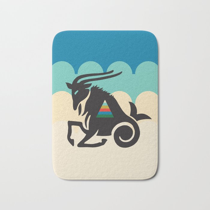 ZODIAC CAPRICORN Bath Mat Gallery Image 1