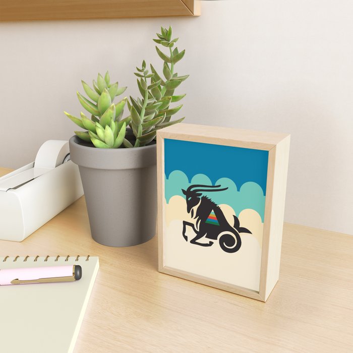 ZODIAC CAPRICORN Mini Art Print Gallery Image 2
