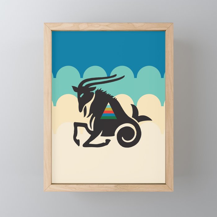 ZODIAC CAPRICORN Mini Art Print Gallery Image 1