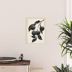 Minimalist Cherry Fruit Line Art 1 Poster Gallery Image 2
