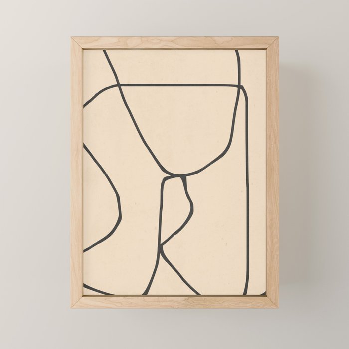 Abstract line art 23 Mini Art Print Gallery Image 1