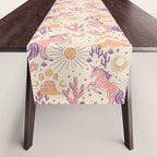 Desert Unicorn - Purple, pink, and gold Table Runner Gallery Image 1