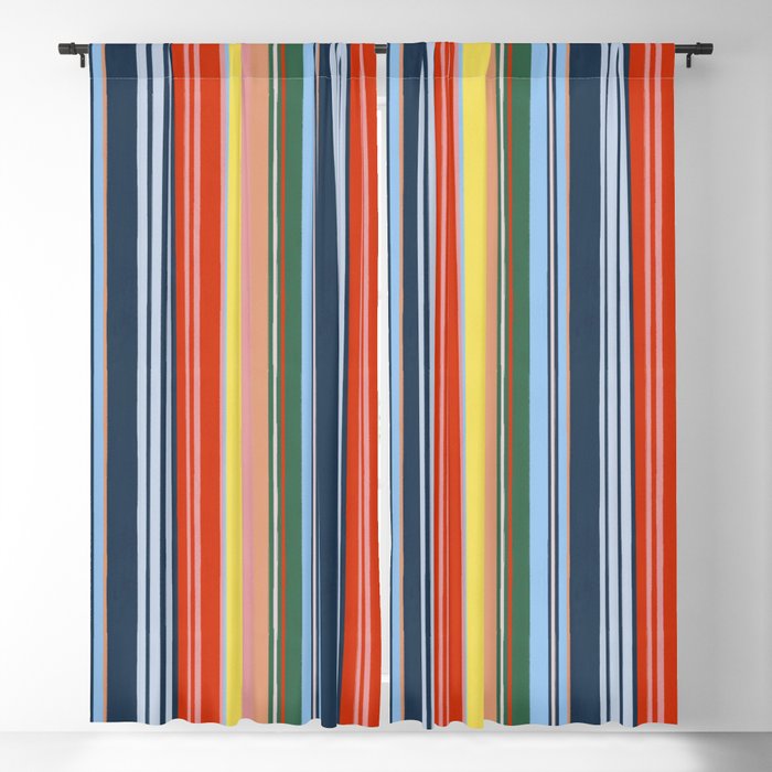 Summer Stripes Window Curtain Gallery Image 5