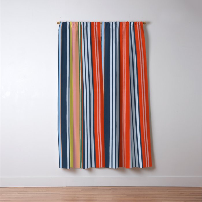 Summer Stripes Window Curtain Gallery Image 3