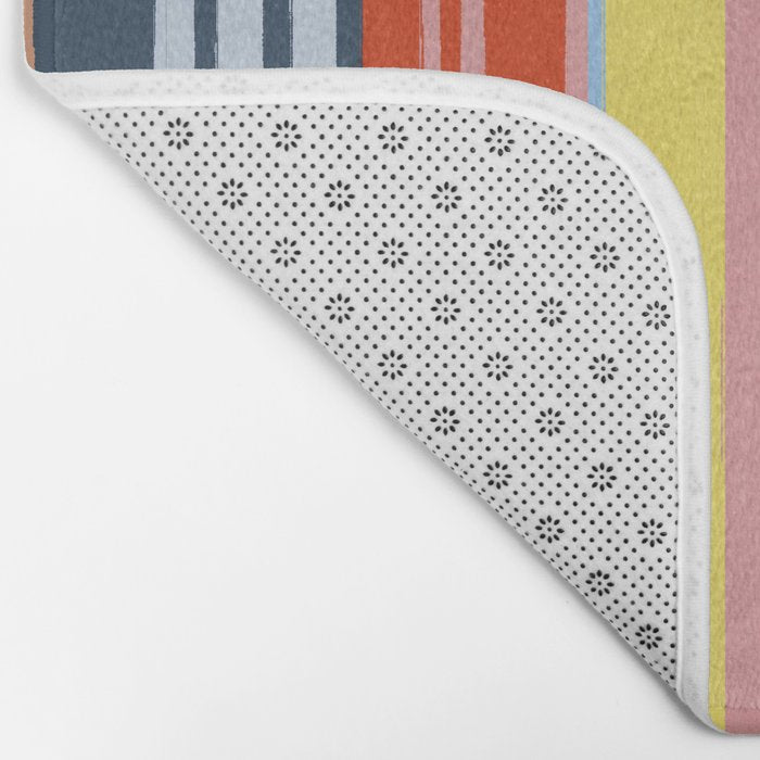 Summer Stripes Bath Mat Gallery Image 2