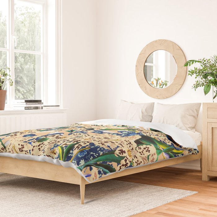Vintage Exotic Garden Duvet Cover Gallery Image 2