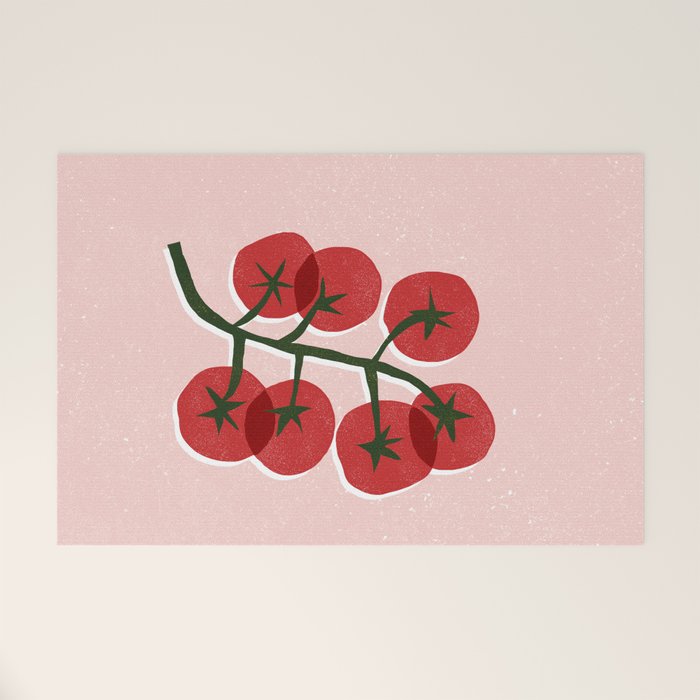 Tomatoes On A Branch Welcome Mat Gallery Image 1