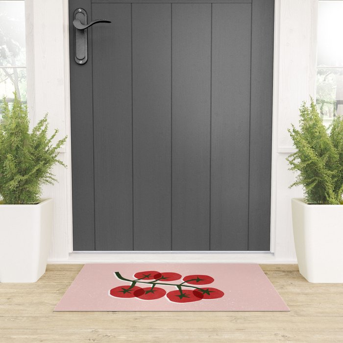 Tomatoes On A Branch Welcome Mat Gallery Image 3
