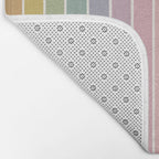 Gradient Arch XXI Tropical Mid Century Modern Rainbow Bath Mat Gallery Image 2