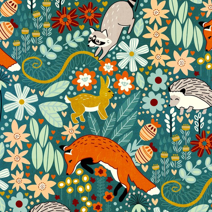 Woodland Pattern Coffee Mug Gallery Image 2