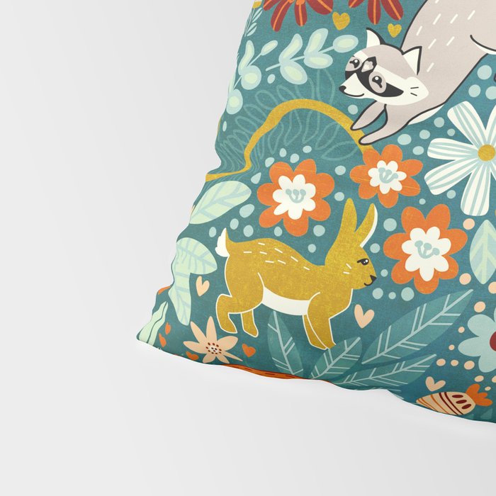 Woodland Pattern Pillow Sham Gallery Image 4