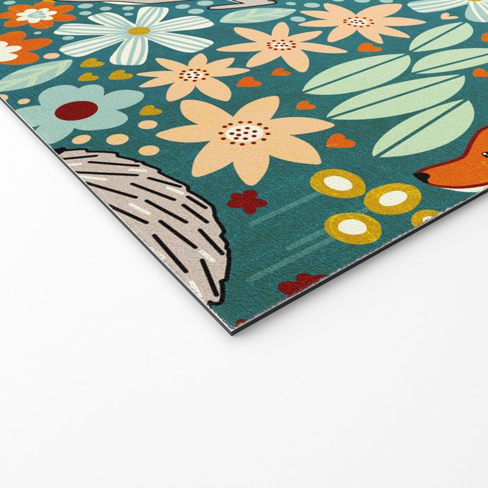 Woodland Pattern Welcome Mat Gallery Image 2