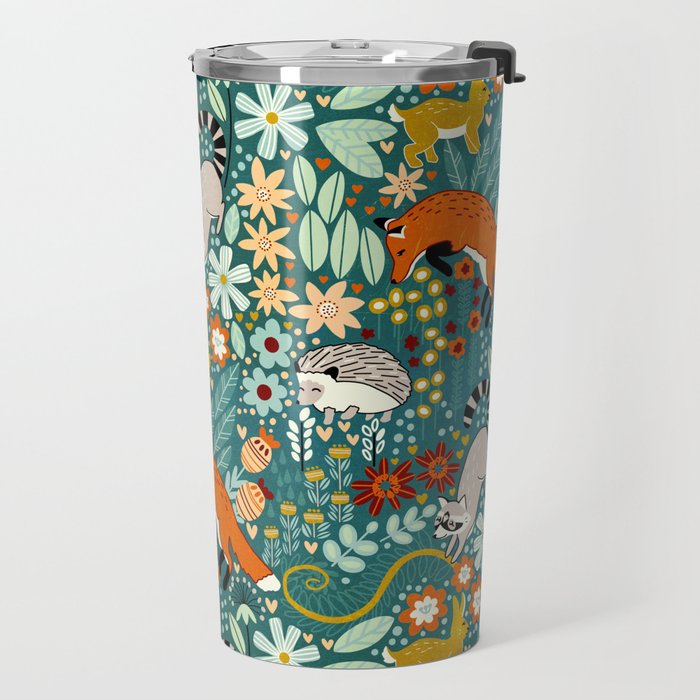Woodland Pattern Travel Mug Gallery Image 2